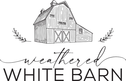 Weathered White Barn